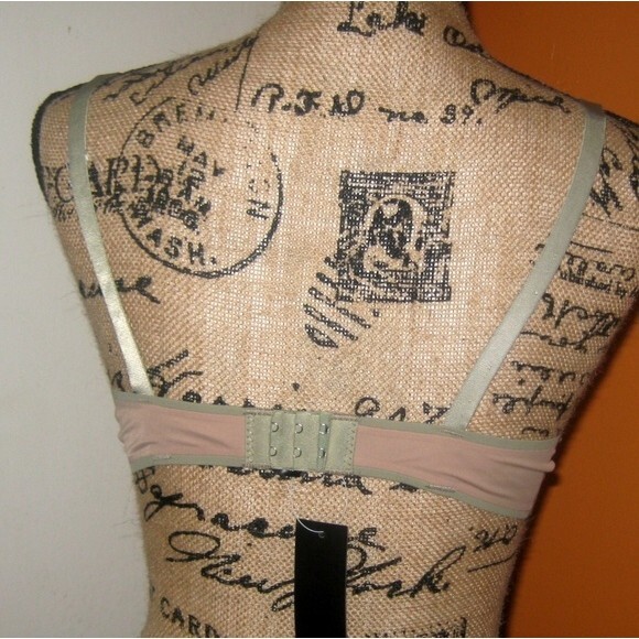 Youmita Nude/Mint Two Tone 34C Push Up Bra NWT - Picture 3 of 11